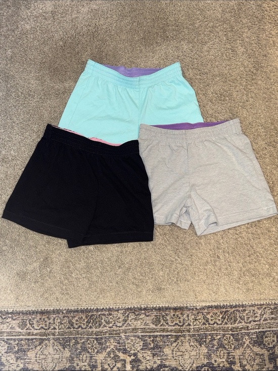 wonder nation Other - wonder nation Girls Shorts 3-Pack in Mint, Black, and Gray